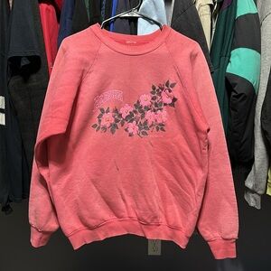 Vintage Alaska Wild Rose Sweatshirt